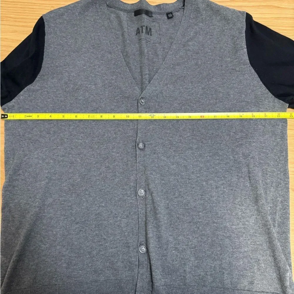 ATM Anthony Thomas Melillo Men’s Cardigan Size L – Cotton Cashmere Blend